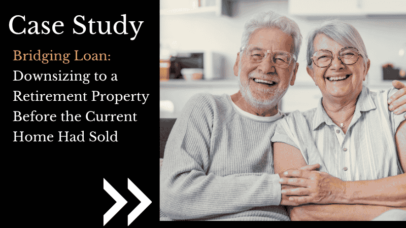 A happy couple who have moved into their dream retirement home after using a bridging loan with the help of Clifton Private Finance.